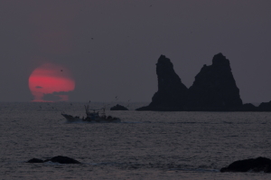 小ヶ瀬夕景